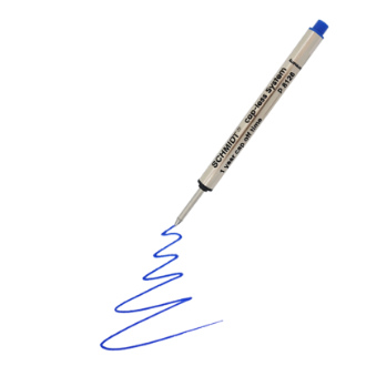 Mina Rollerball albastra - scris subtire (0.6)