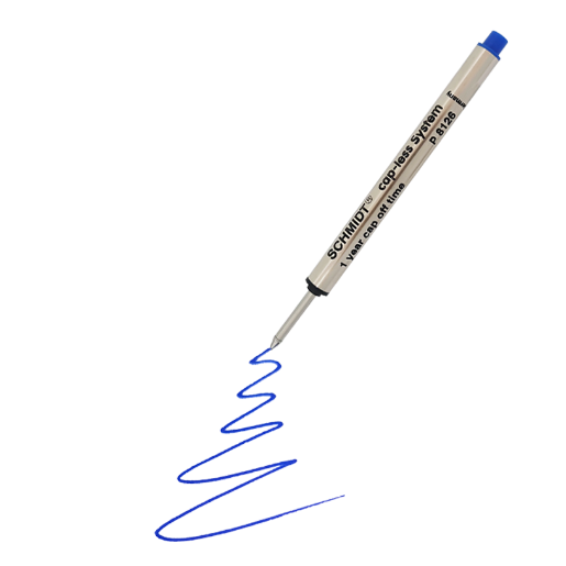Imagine Mina Rollerball albastra - scris subtire (0.6)
