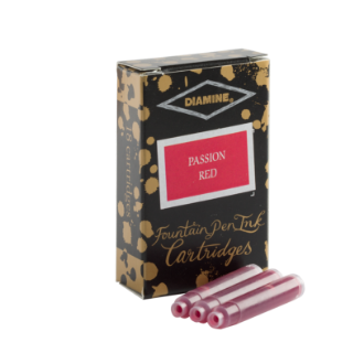 Imagine Cerneala Diamine 18 rezerve Passion Red